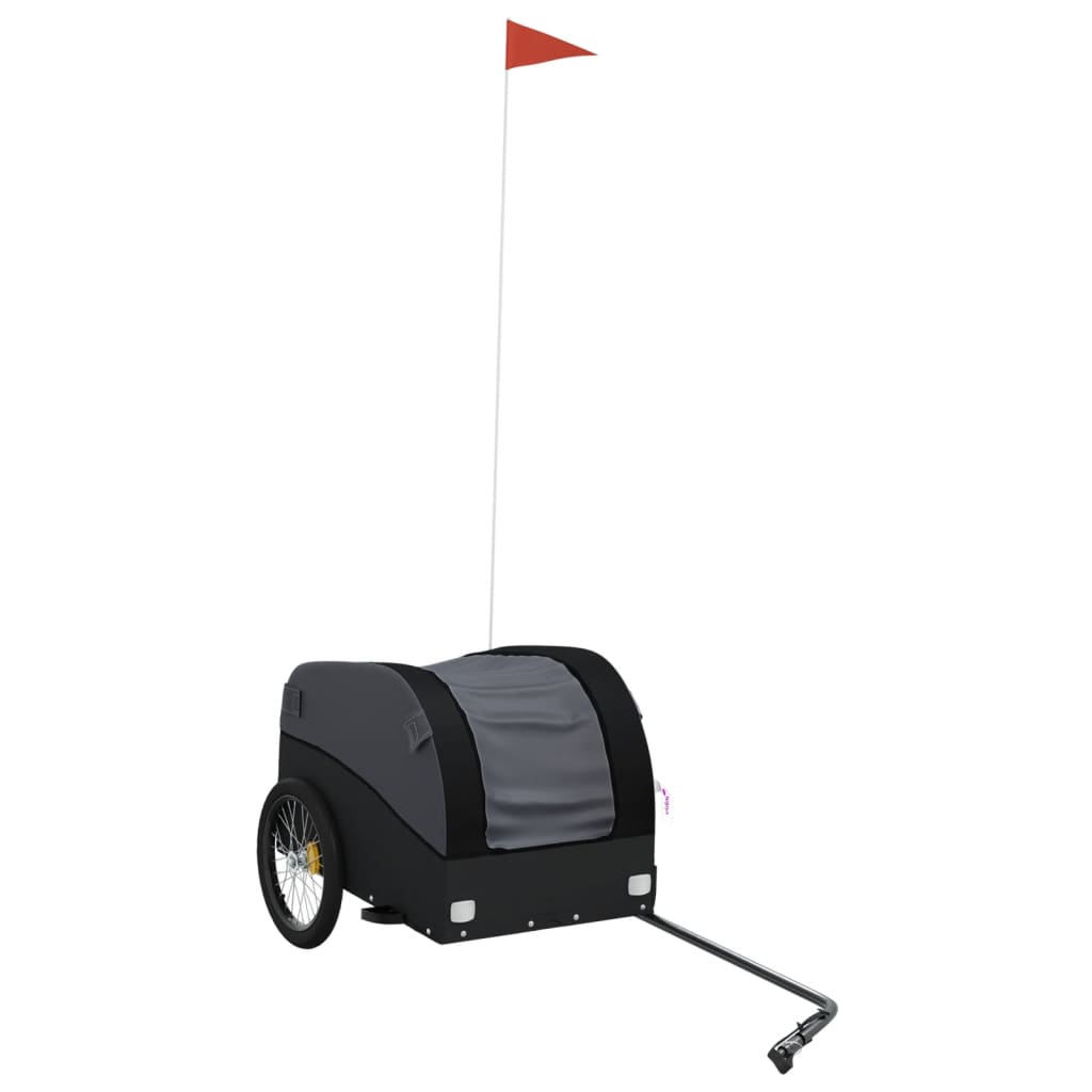 Vidaxx Fahrradanhänger 30 kg Eisenschwarz