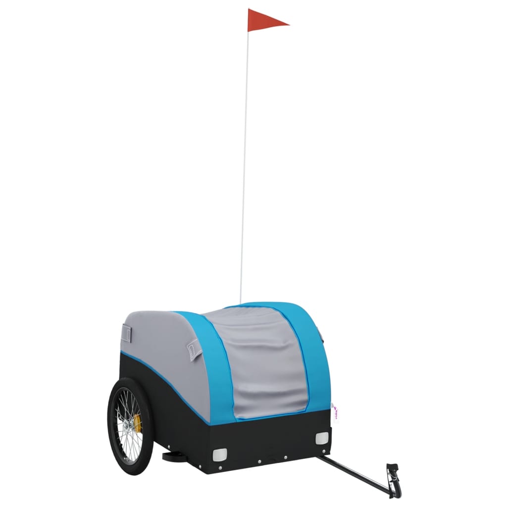 Vidaxl Fahrradanhänger 45 kg Anforderungen schwarz und blau