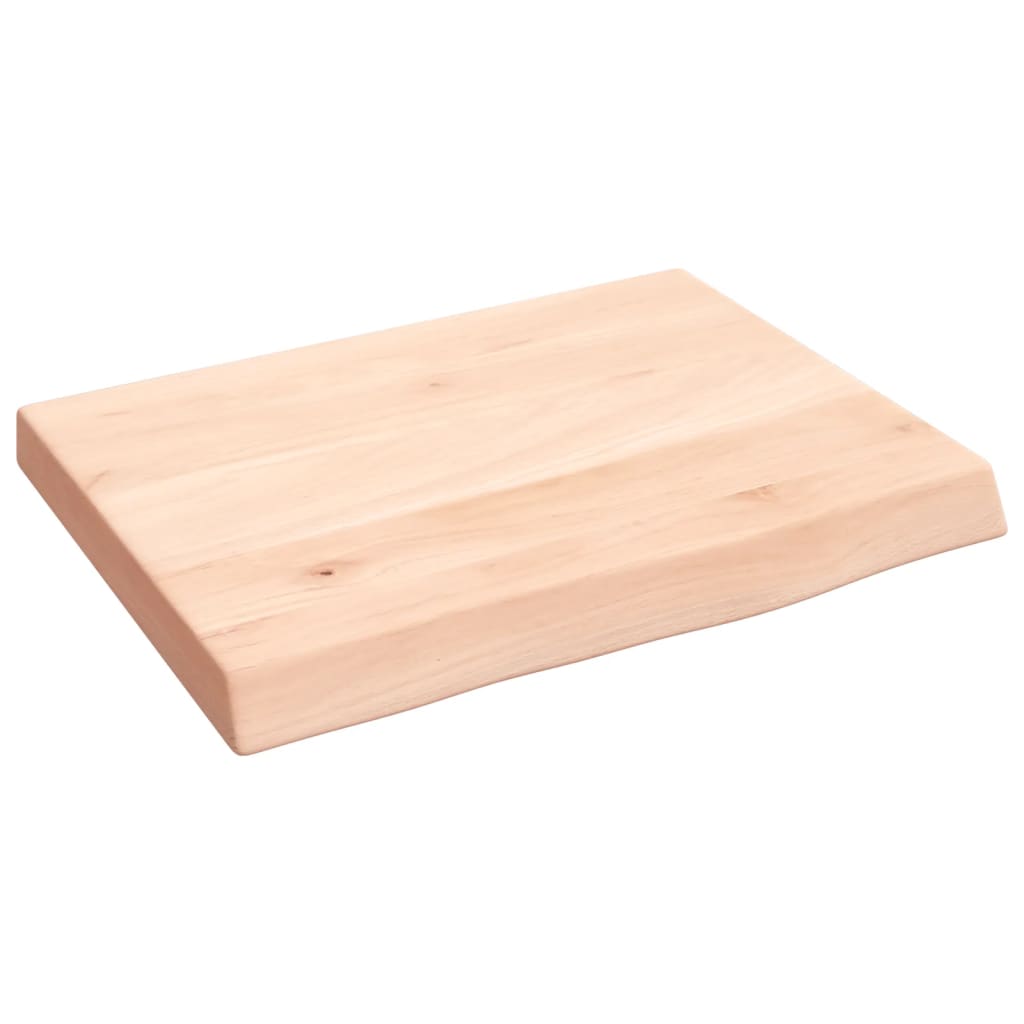 VidaXL Waschtischplatte 40x30x(2-4) cm unbehandeltes Massivholz