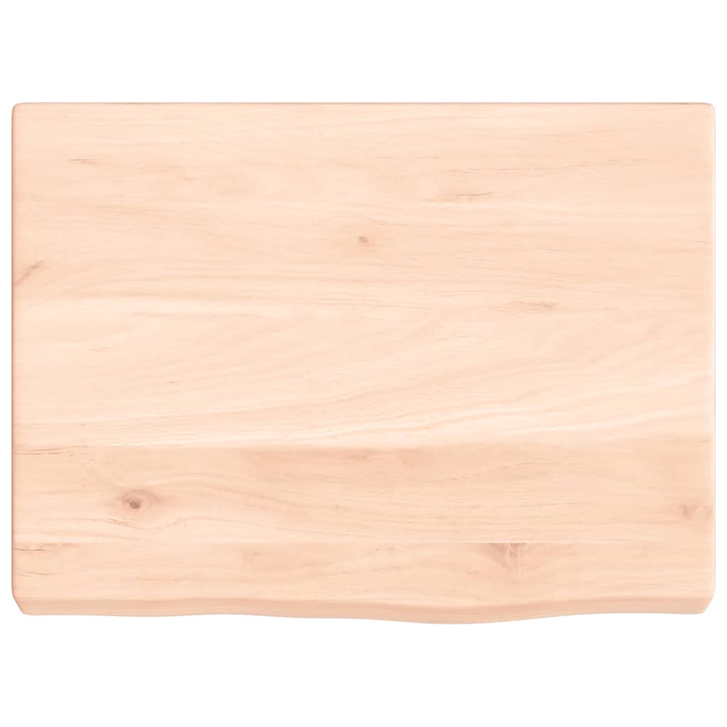 VidaXL Waschtischplatte 40x30x(2-4) cm unbehandeltes Massivholz