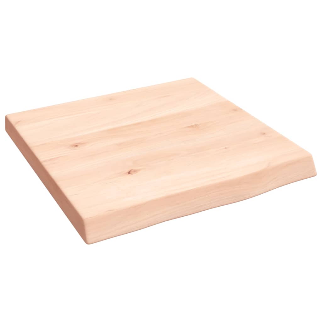 VidaXL Waschtischplatte 40x40x(2-4) cm unbehandeltes Massivholz
