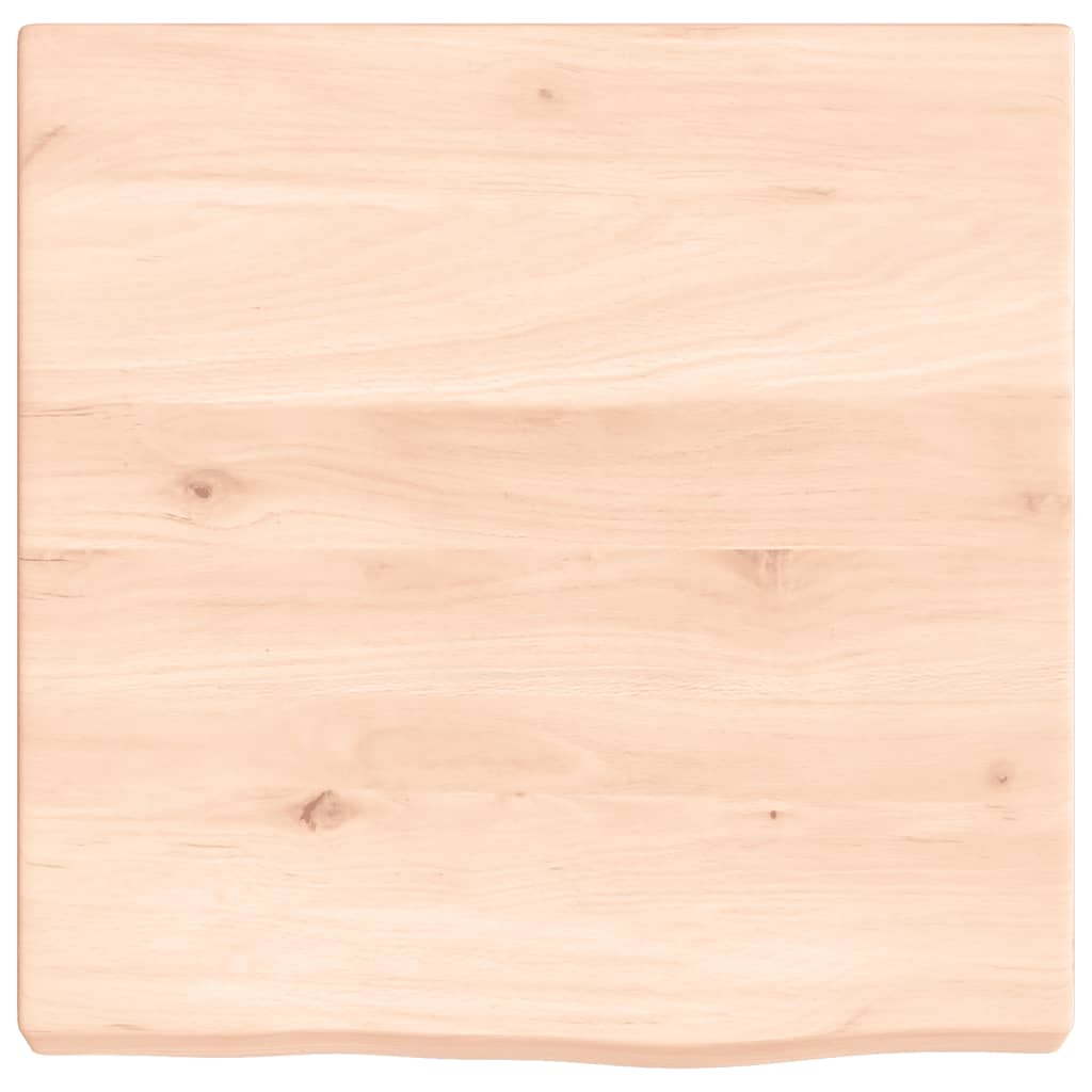 VidaXL Waschtischplatte 40x40x(2-4) cm unbehandeltes Massivholz