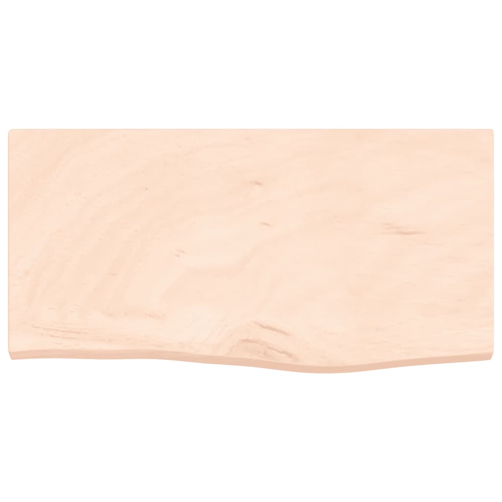 VidaXL Waschtischplatte 60x30x(2-4) cm unbehandeltes Massivholz