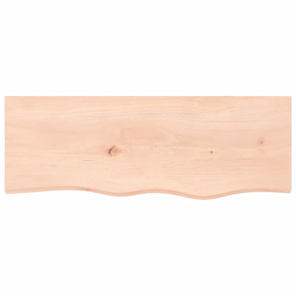 Vidaxl wastafelblad 80x30x(2-4) cm onbehandeld massief hout