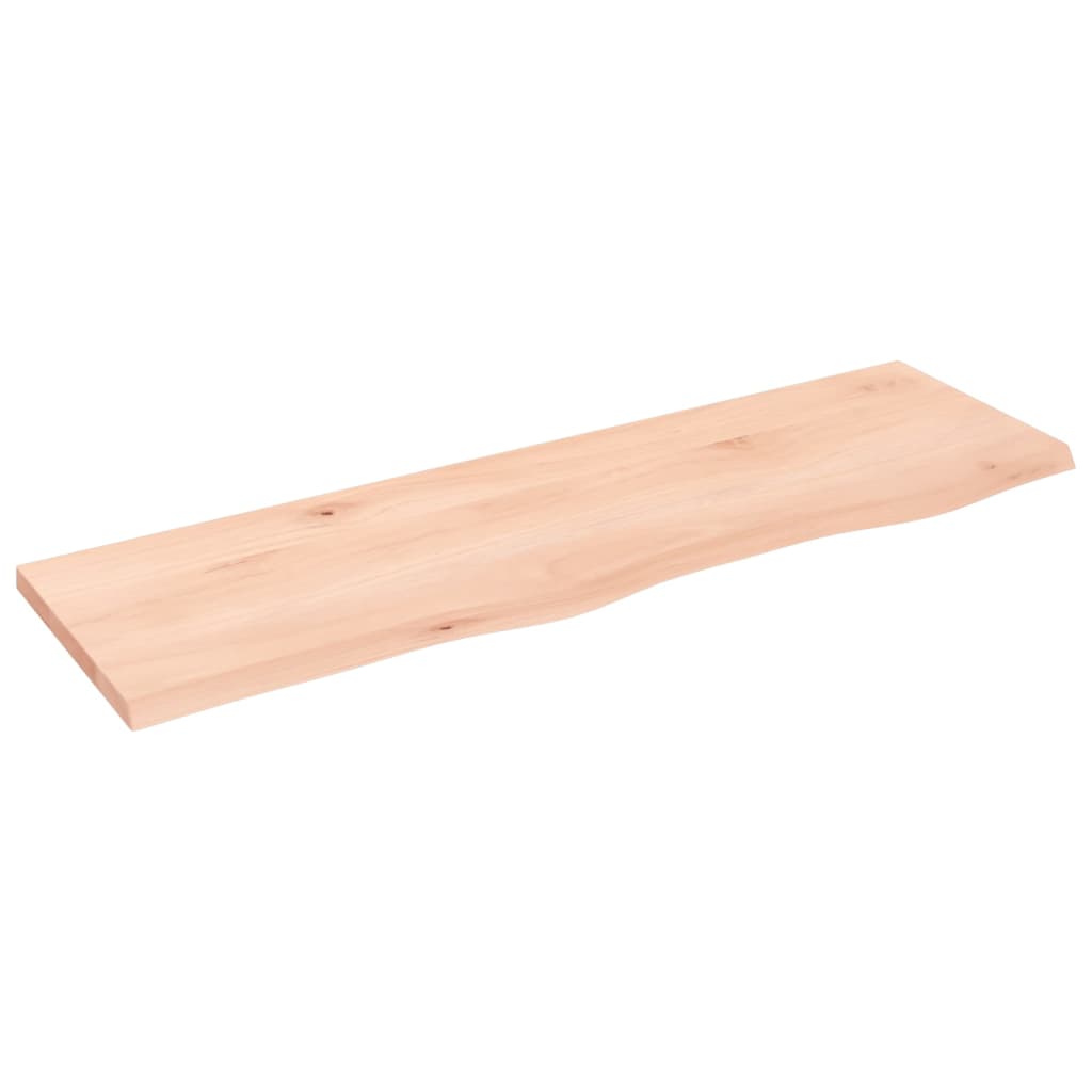 Vidaxl wastafelblad 100x30x2 cm onbehandeld massief hout
