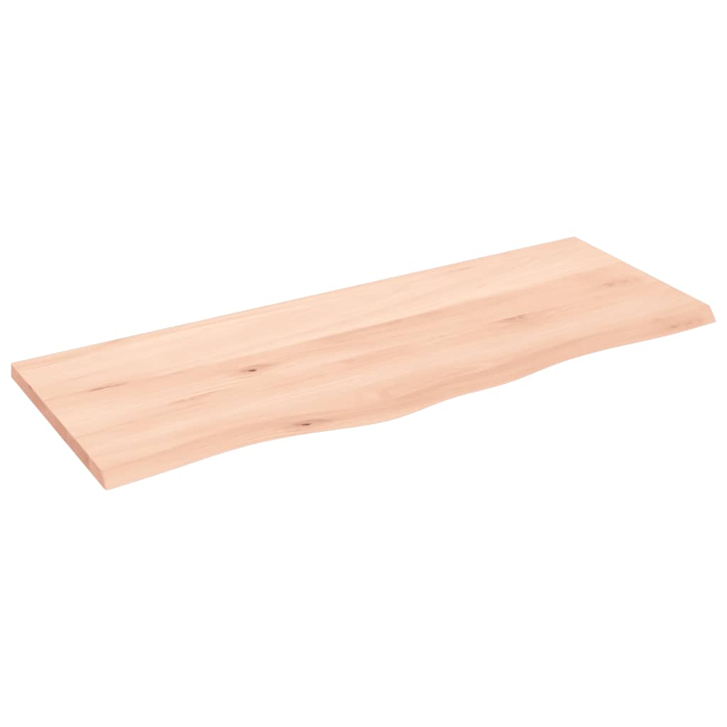 VIDAXL Waschtisch 100 x 40 x 2 cm Unbehandeltes festes Holz