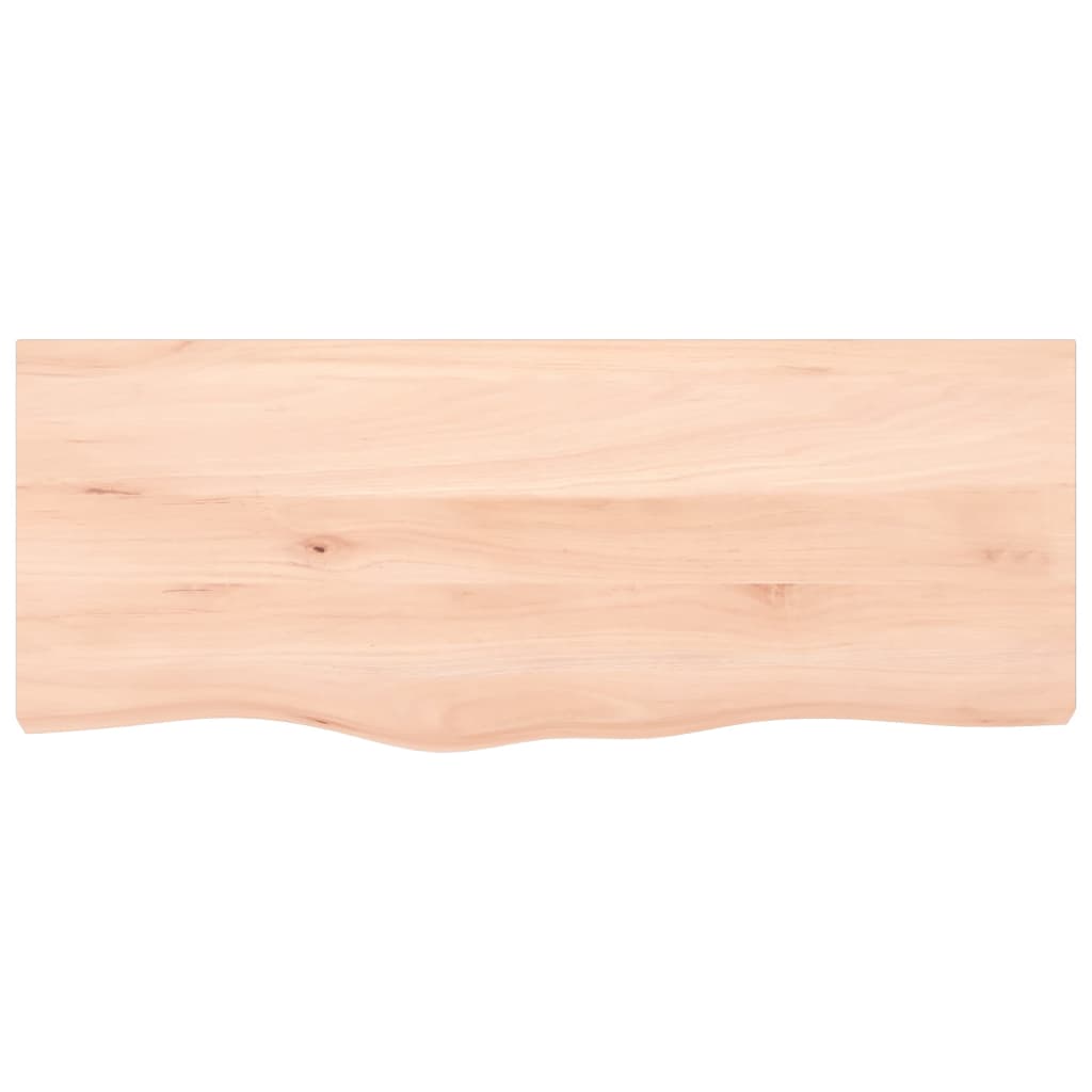 VIDAXL Waschtisch 100 x 40 x 2 cm Unbehandeltes festes Holz