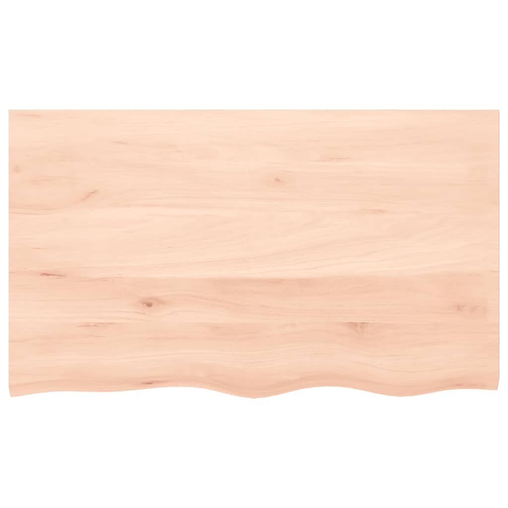 VIDAXL Waschtischplatte 100x60x (2-4) cm unbehandeltes festes Holz