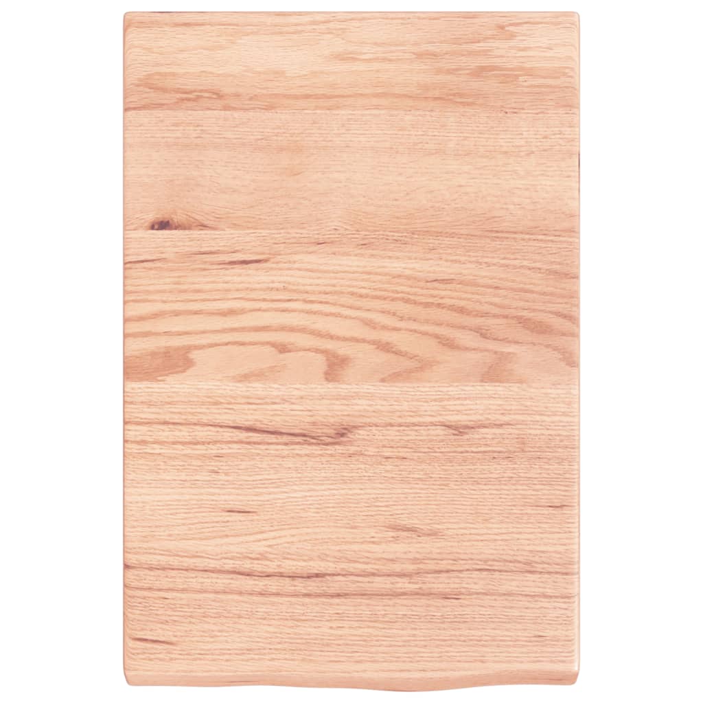 VIDAXL Waschtisch 40x60x (2-4) cm Behandlungsmatten massiv Holz hellbraun