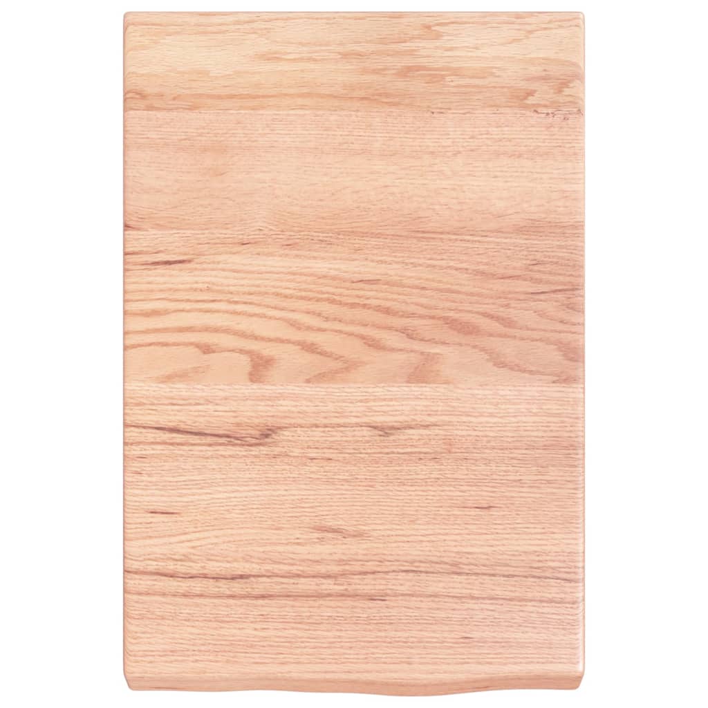 VIDAXL Waschtisch 40x60x (2-6) cm Behandlungsmatten massiv Holz hellbraun