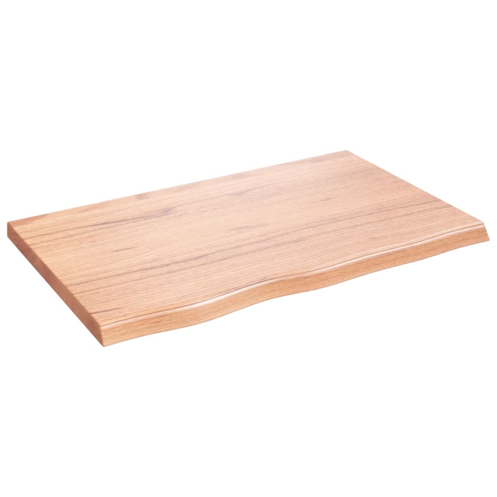 VIDAXL Waschtisch 80x50x (2-4) cm, massiv, hellbraun