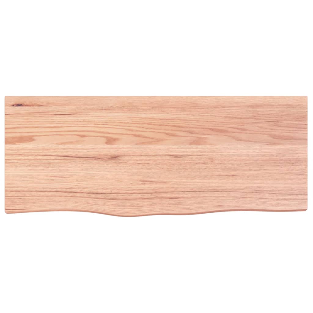 VIDAXL Waschtisch 100x40x2 Behandlungsmatten massiv Holz hellbraun