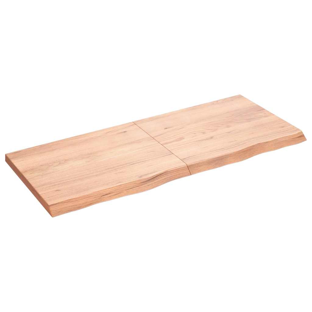 VIDAXL WASHBAIN-Blatt 120x50x (2-4) CM Behandlungsmatten massiv Holz hellbraun