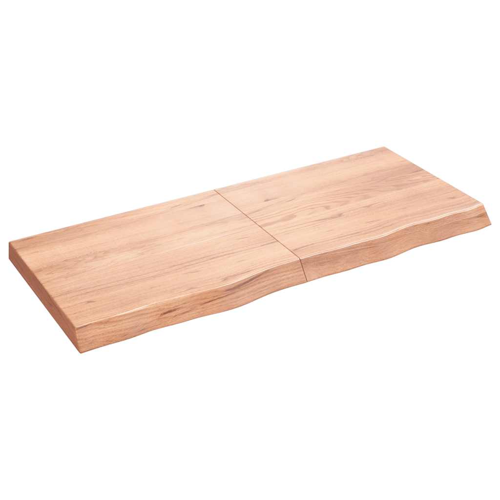 VIDAXL WASHBAIN-Blatt 120x50x (2-6) CM Behandlungsmatten massiv Holz hellbraun
