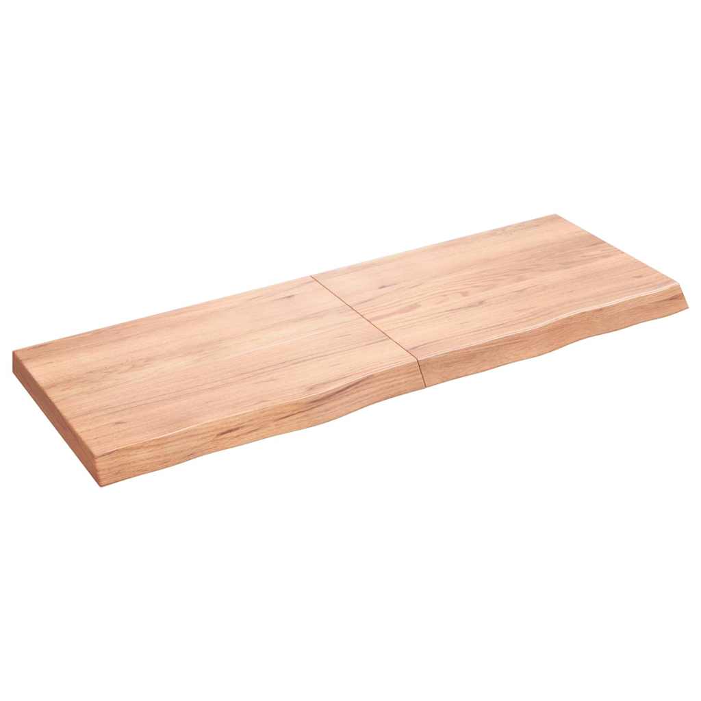 VIDAXL WASHBAIN-Blatt 140x50x (2-6) CM Behandlungsmatten massiv Holz hellbraun