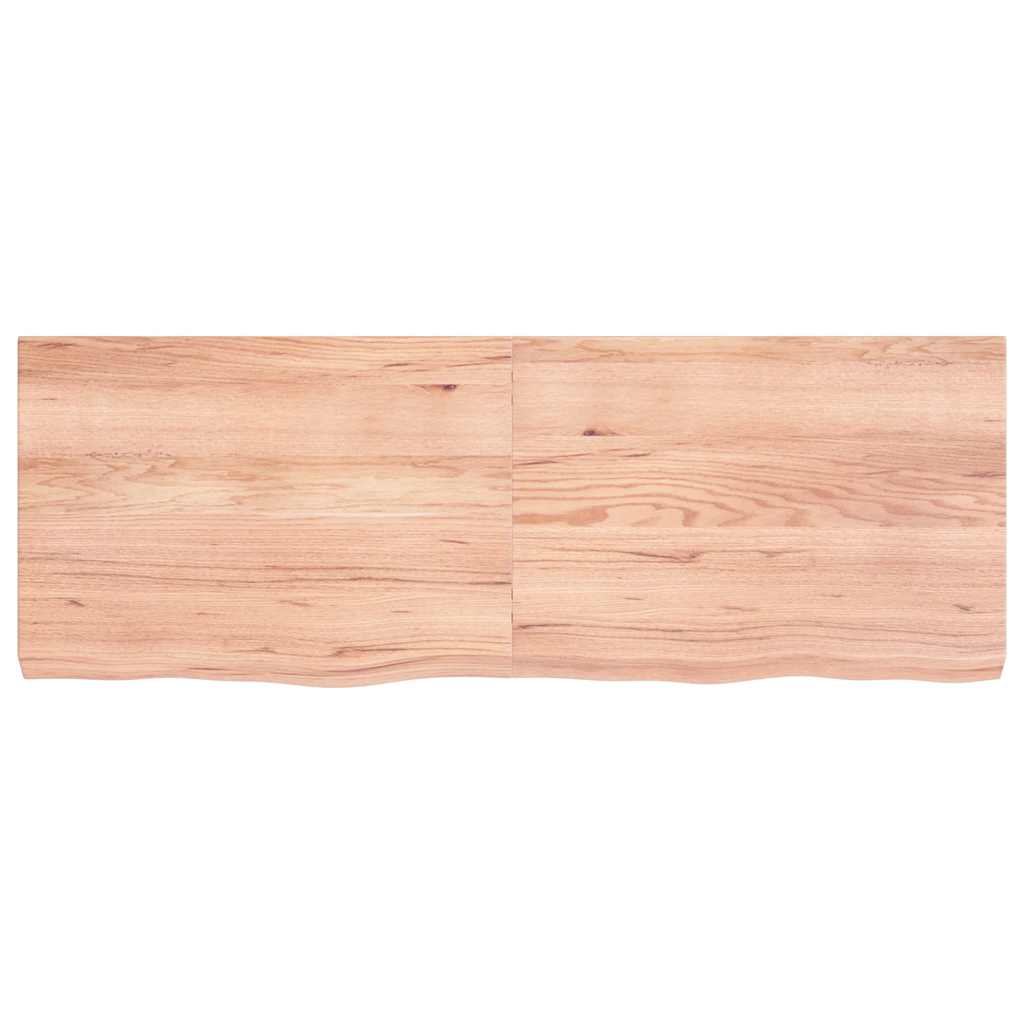 VIDAXL WASHBAIN-Blatt 140x50x (2-6) CM Behandlungsmatten massiv Holz hellbraun