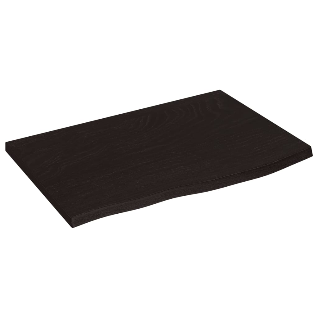VIDAXL WASCHBLATTT 60x40x (2-4) CM behandelt massives Holz dunkelbraun