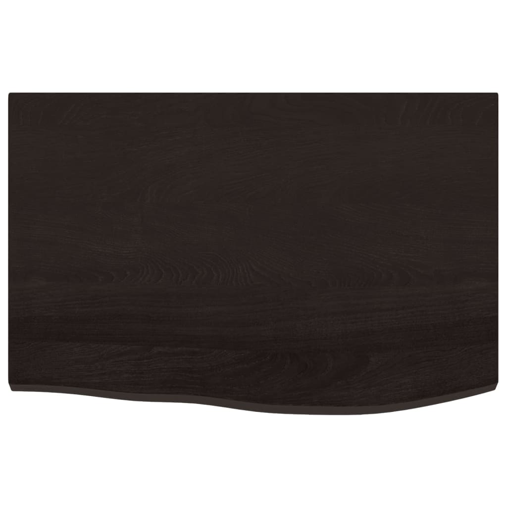 VIDAXL WASCHBLATTT 60x40x (2-4) CM behandelt massives Holz dunkelbraun