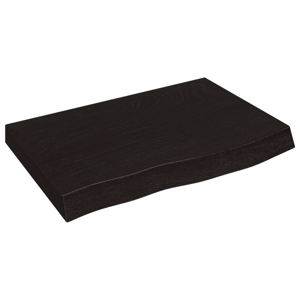 VIDAXL WASCHBLATTT 60x50x (2-4) CM behandelt massives Holz dunkelbraun