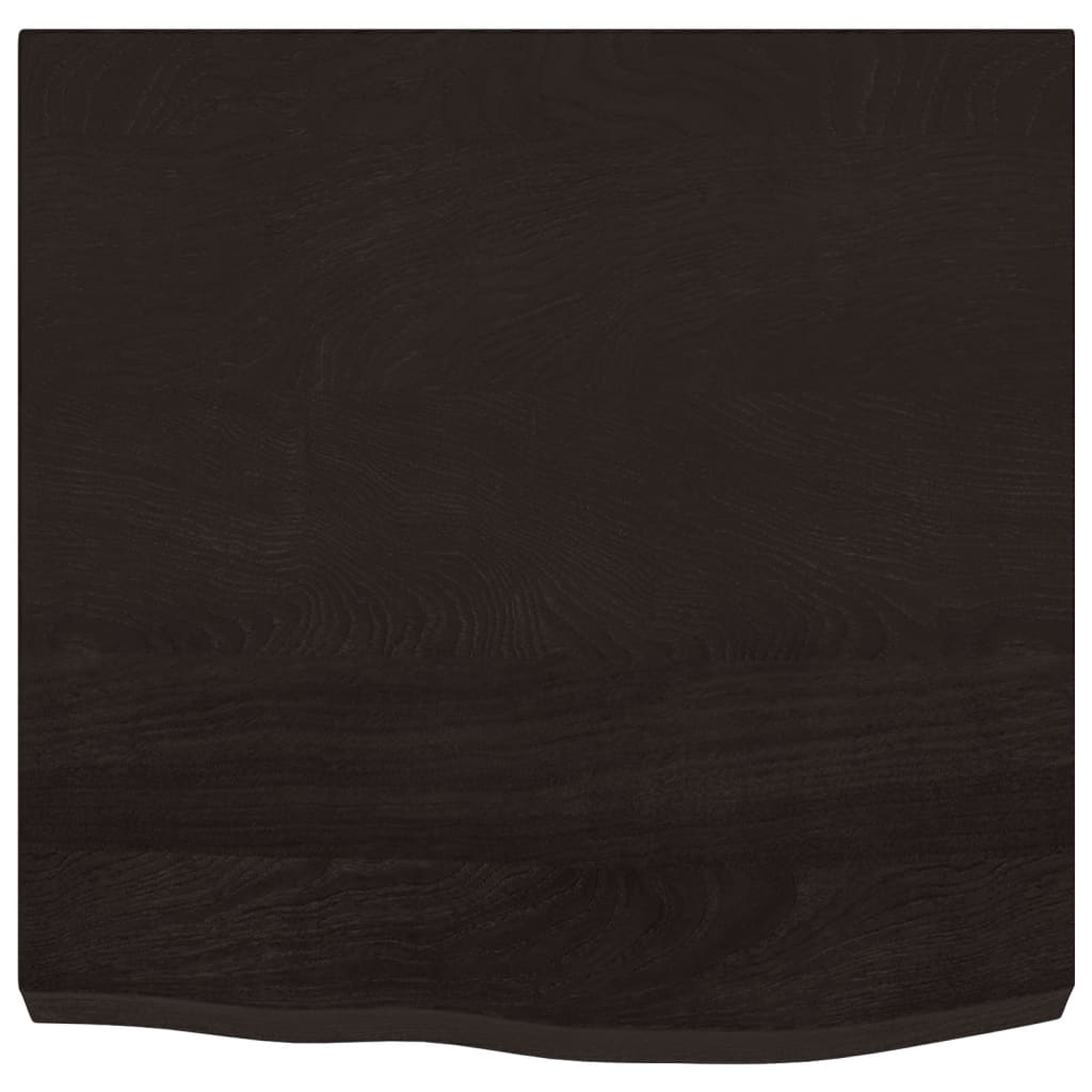 VIDAXL WASCHBAIN Blatt 60x60x (2-6) CM behandelt massives Holz dunkelbraun