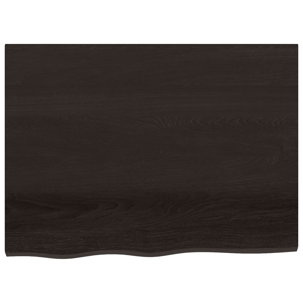 VIDAXL WASCHBAIN Blatt 80x60x (2-4) CM behandelt massives Holz dunkelbraun