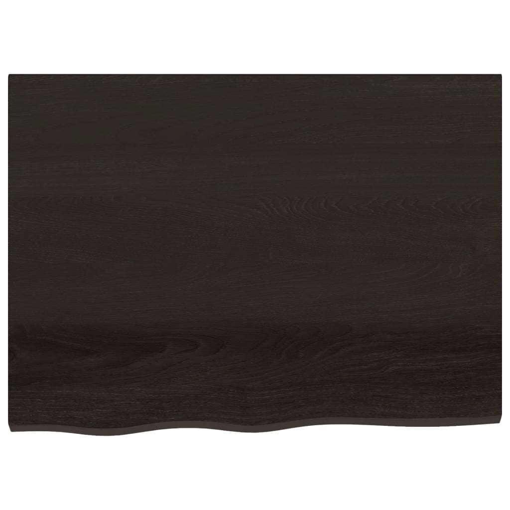 VIDAXL WASCHTISCH 80x60x (2-6) cm behandelt massives Holz dunkelbraun