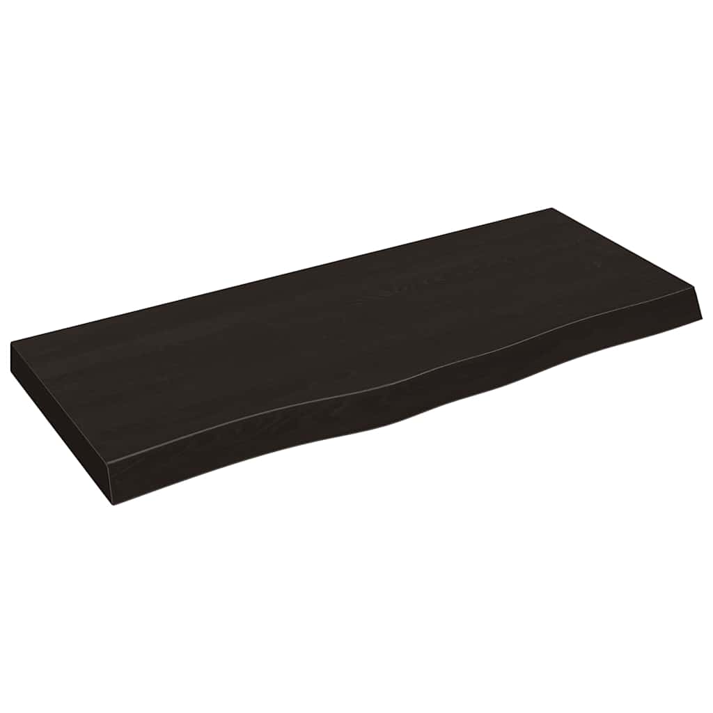 VIDAXL WASCHTISCH 100x40X (2-6) CM behandelt massives Holz dunkelbraun