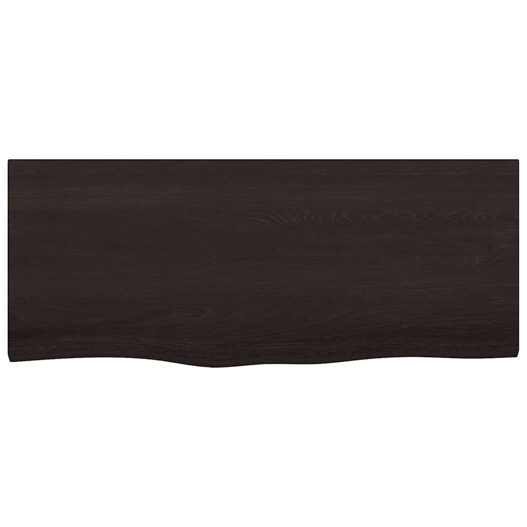 VIDAXL WASCHTISCH 100x40X (2-6) CM behandelt massives Holz dunkelbraun