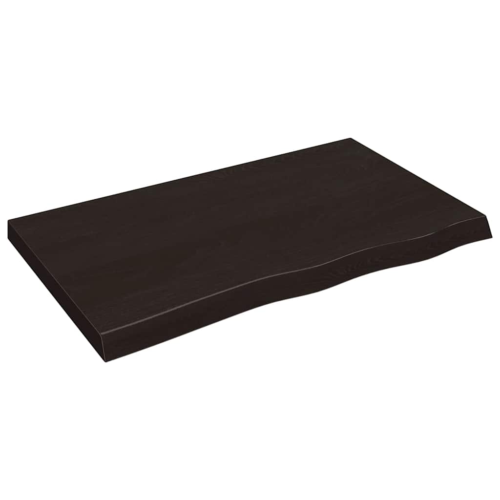 VIDAXL WASCHTISCH 100x60x (2-6) cm behandelt massives Holz dunkelbraun