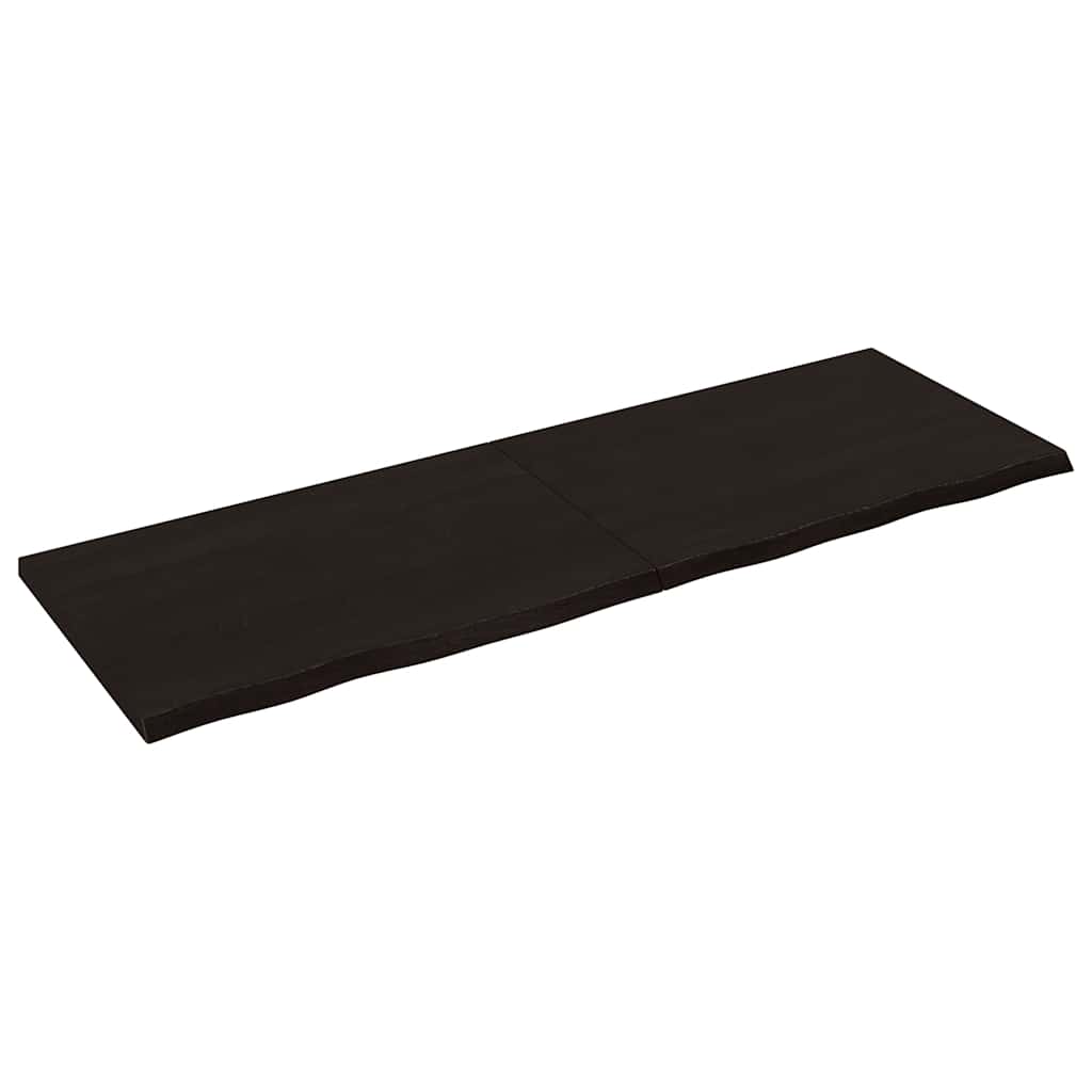 VIDAXL WASCHBLATTT 180x60x (2-4) CM behandelt massives Holz dunkelbraun