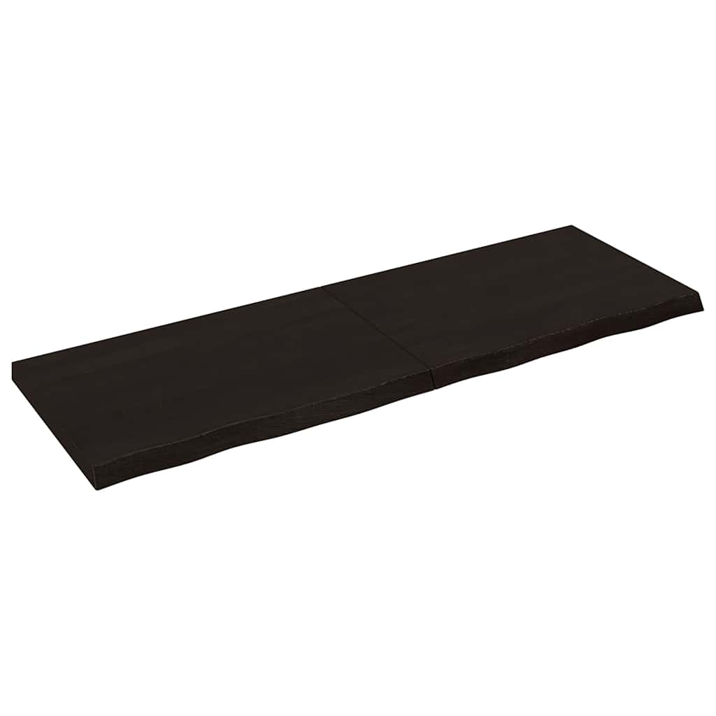 VIDAXL WASCHBLATT 180x60x (2-6) CM behandelt massives Holz dunkelbraun