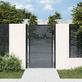 Vidaxl tuinpoort antraciet 100x125 cm staal