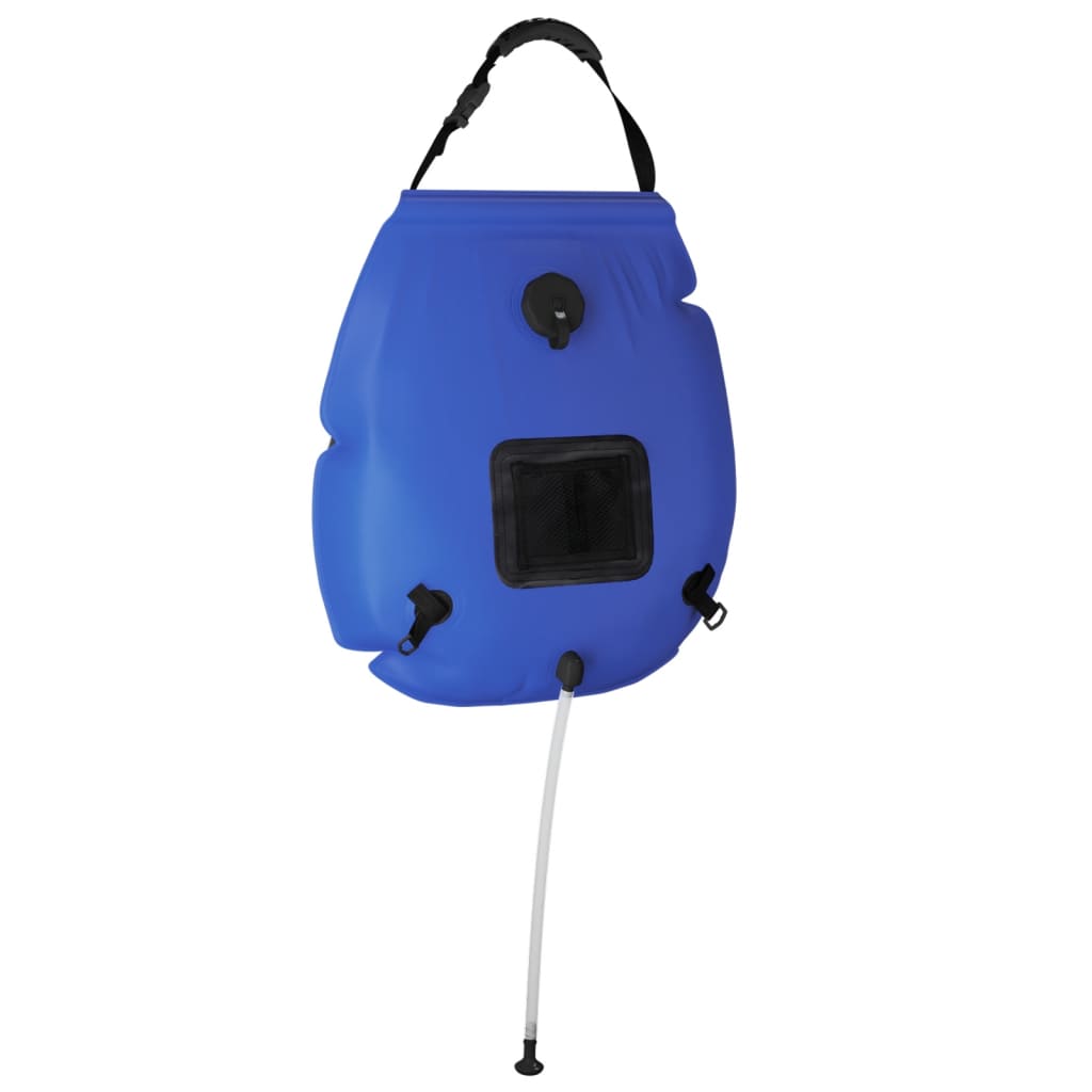 VidaXL Duschsack Camping 20 l PVC blau