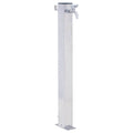 VidaXL Quadratische Wassersäule 40 cm Edelstahl