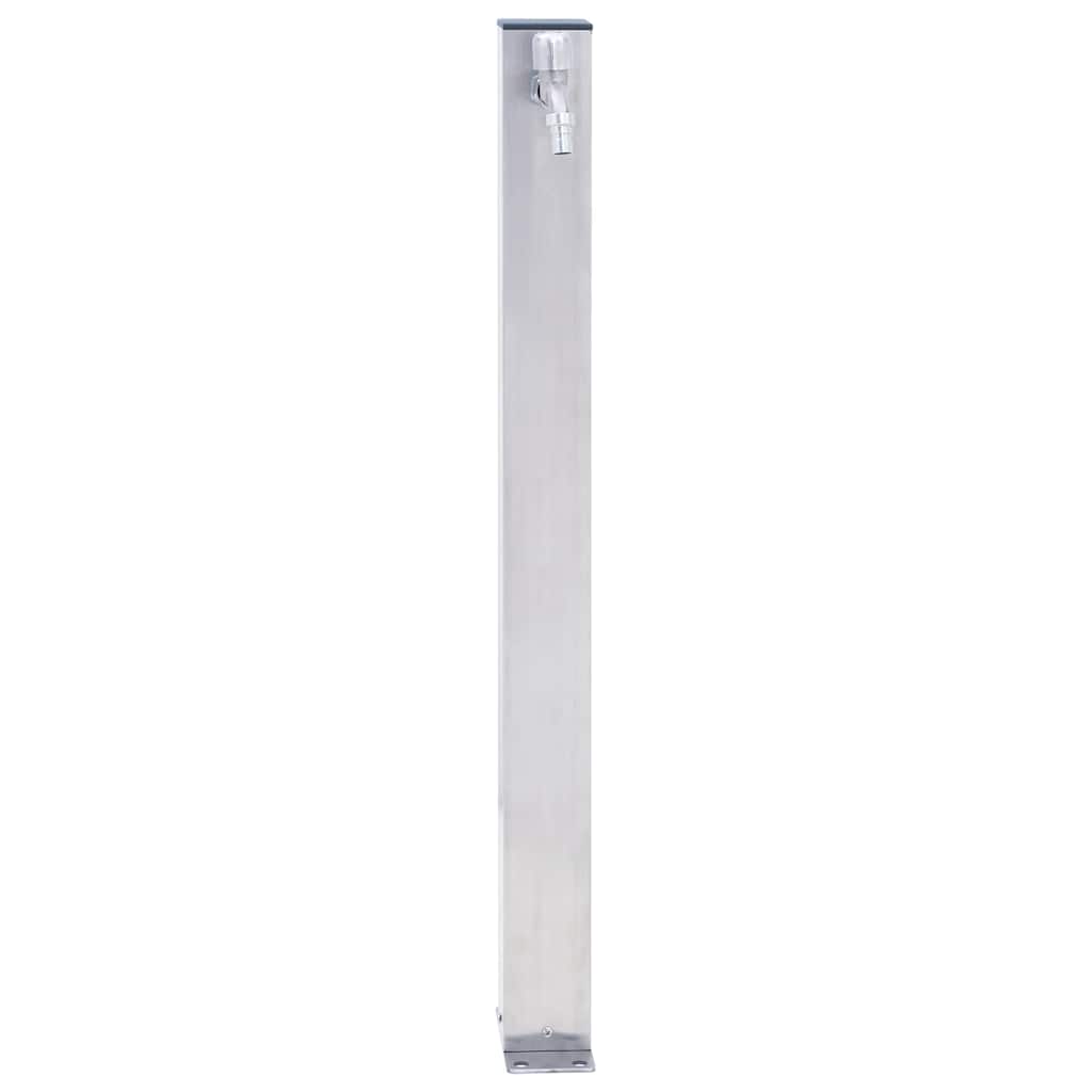 VidaXL Quadratische Wassersäule 80 cm Edelstahl