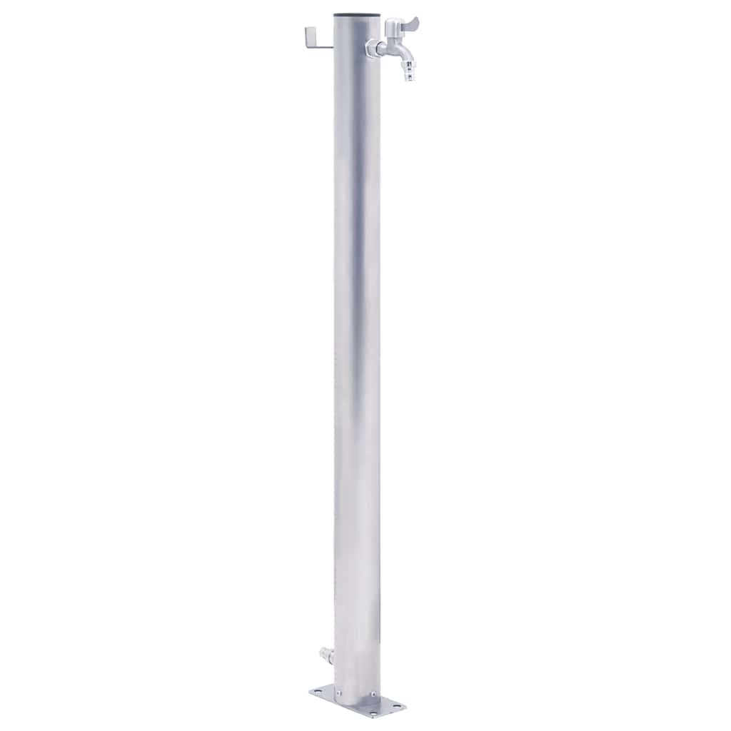 VidaXL Wassersäule rund 40 cm Edelstahl