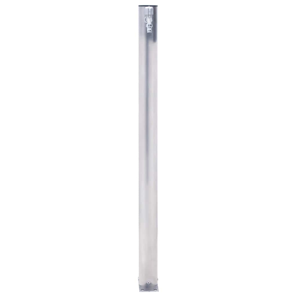 VidaXL Wassersäule rund 40 cm Edelstahl
