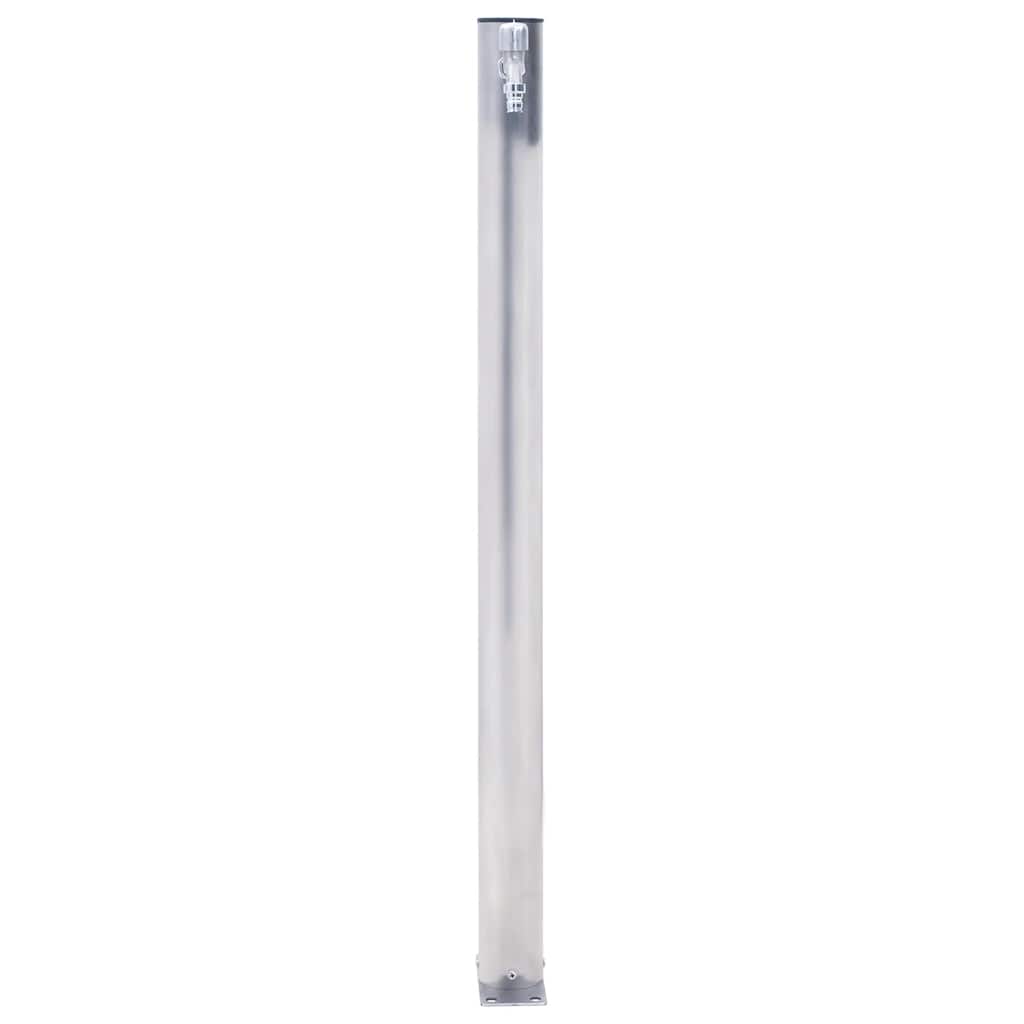 VidaXL Wassersäule rund 60 cm Edelstahl