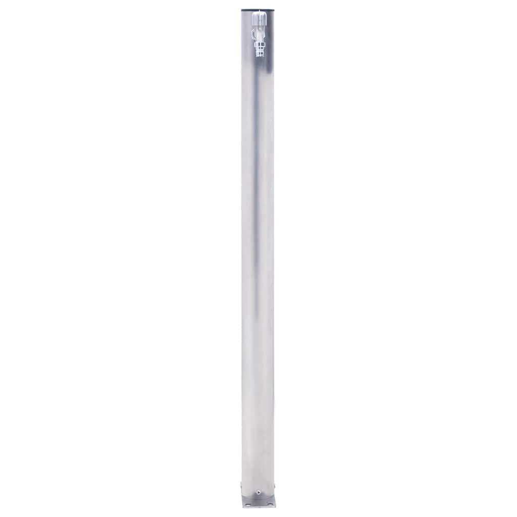 VidaXL Wassersäule 100 cm Edelstahl rund