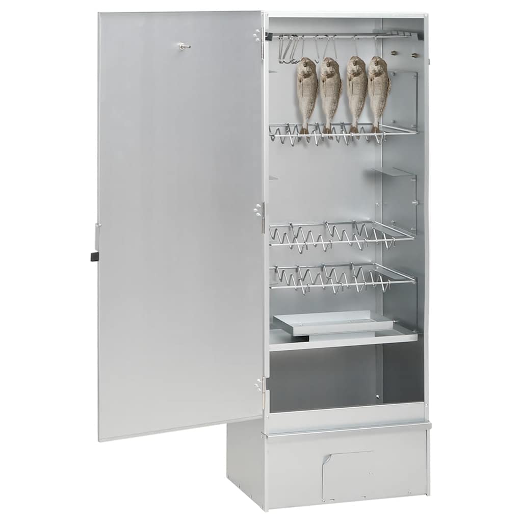 VIDAXL BBQ Rauchofen mit Holzchips 44,5 x 29 x 110 cm Stahl