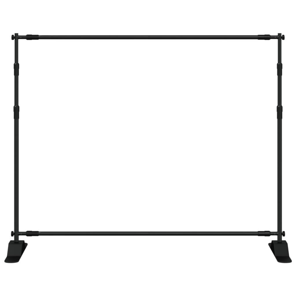 Vidaxx Hintergrund Standard 254x243 cm Stahlschwarz