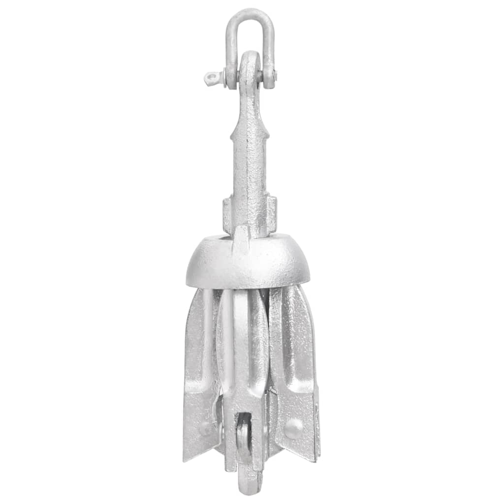 VidaXL Anker, faltbar, 0,7 kg, feuerverzinktes Gusseisen, silber