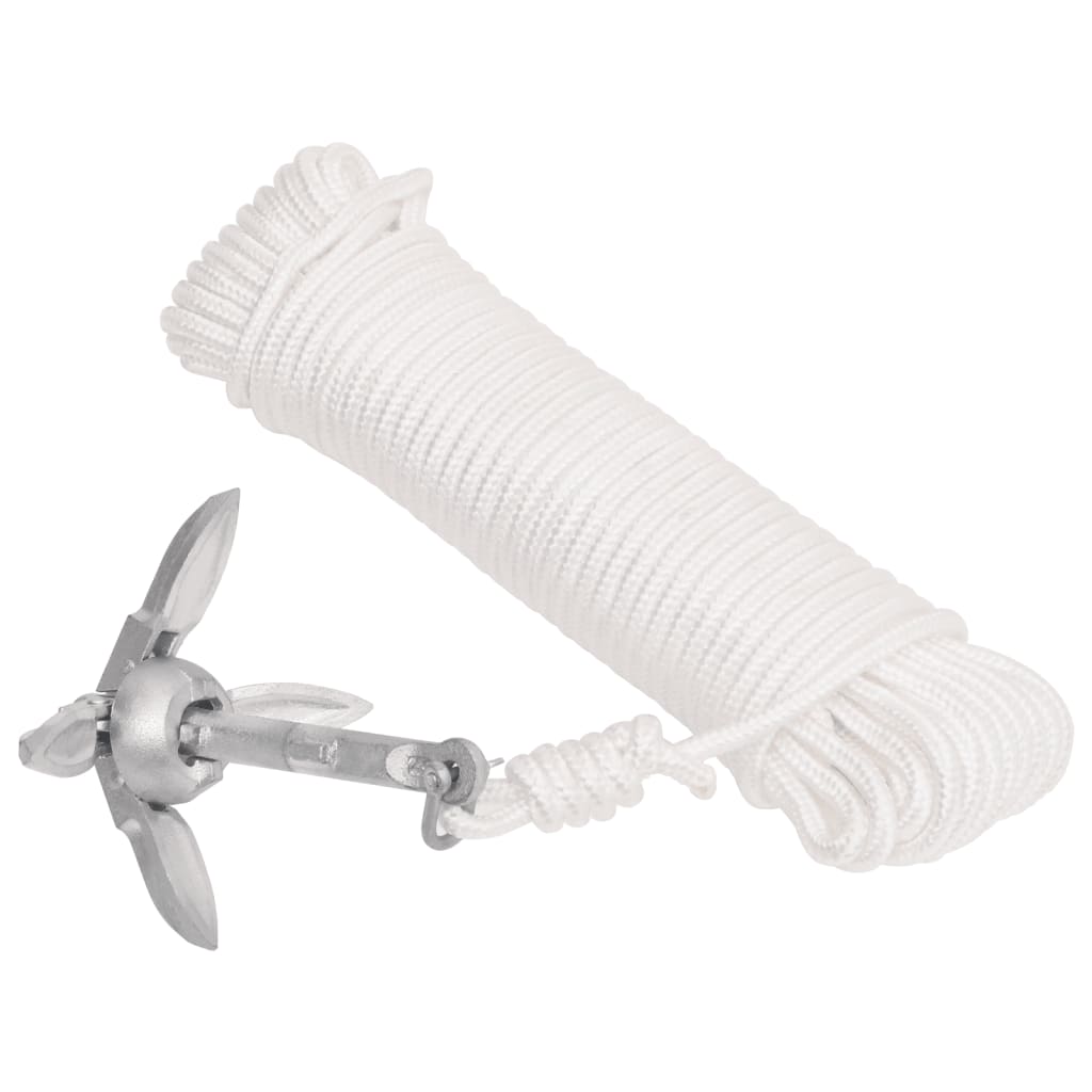 VidaXL-Anker mit Seilfaltung, 0,7 kg, feuerverzinktes Gusseisen