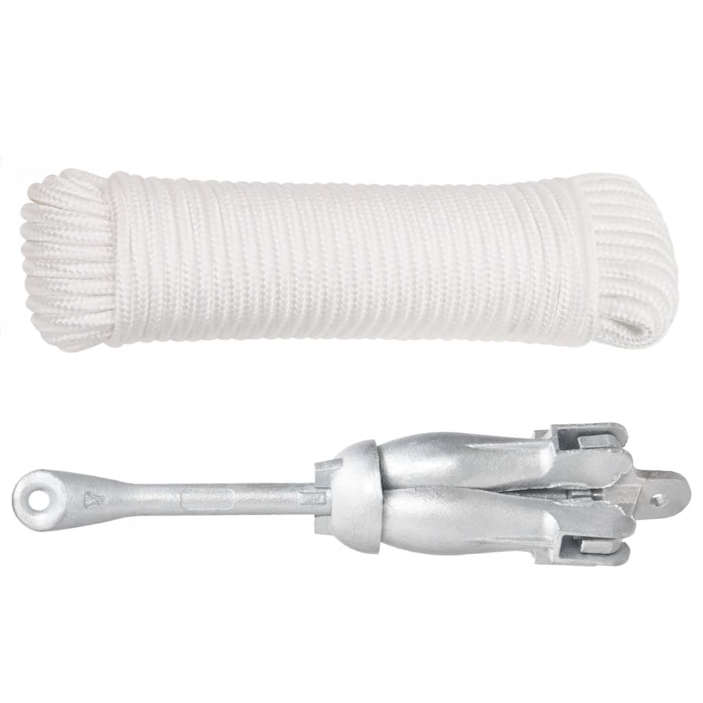 Vidaxl mit Seil faltbar 4 kg feuerverzinktes Gusseisen