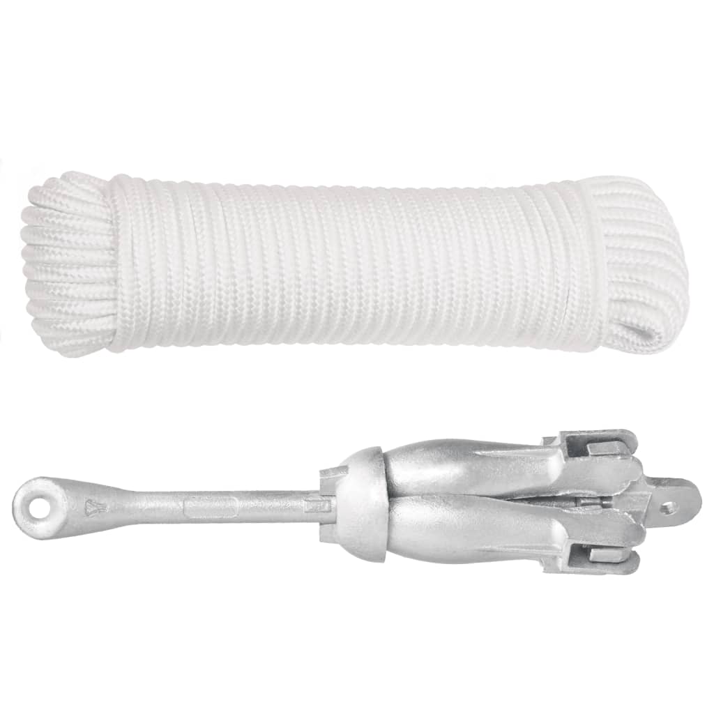 Vidaxl mit Seil zuammenklappbar 6 kg feuerverzinktes Gusseisen