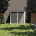 VIDAXL -Hühnchen -Box mit Dach 103x98x90 cm verzinkter Stahl -Anthrazit