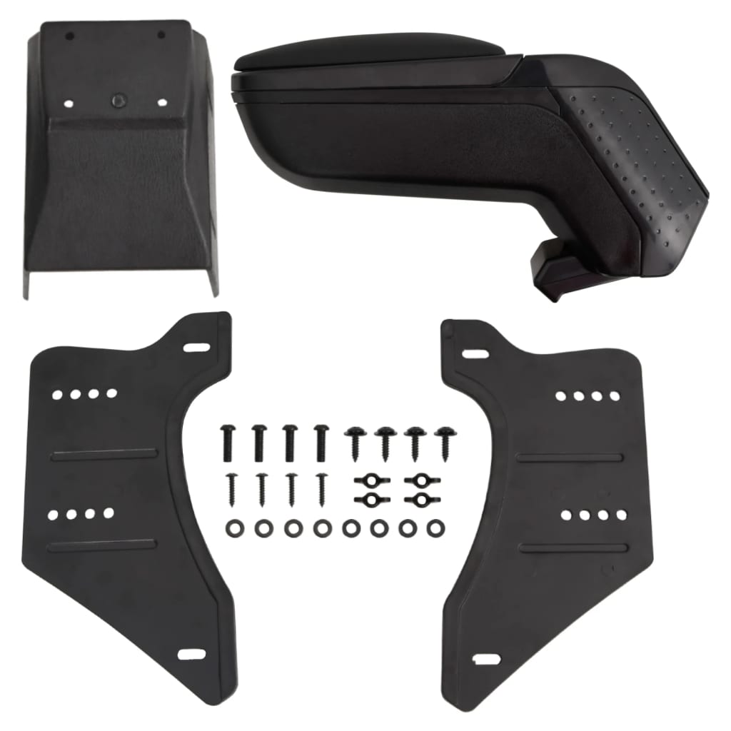 VidaXL Armlehne universell 13x33x(33-53) cm ABS schwarz