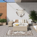 VidaXL Wendbarer Outdoor-Teppich 80x150 cm Braun und Weiß