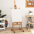 VIDAXL EREL 55X53,5X178 CM Massives Buchenholz