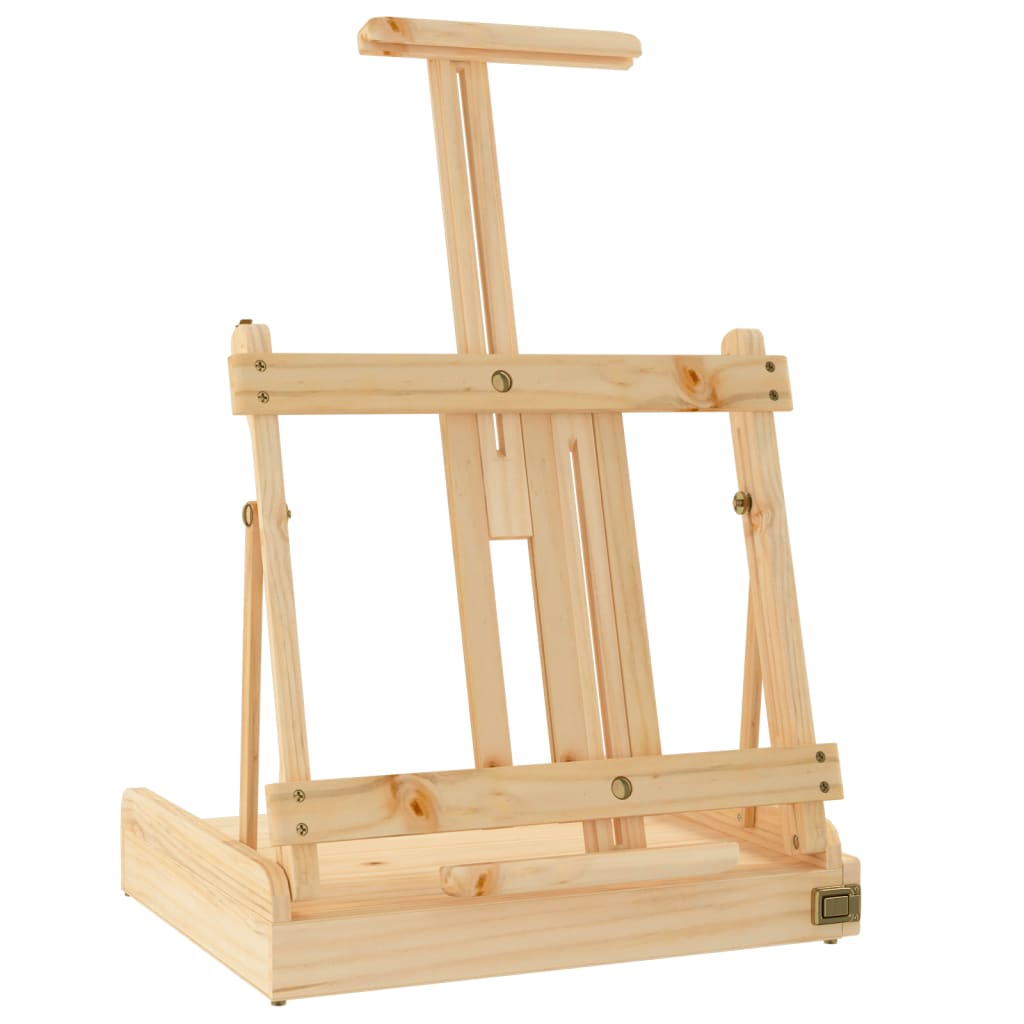 VidaXL Tischstaffelei mit Schublade 41,5 x 37 x 12 cm Massives Kiefernholz